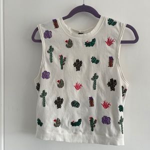 Free People Succulent Tank Top size XS.